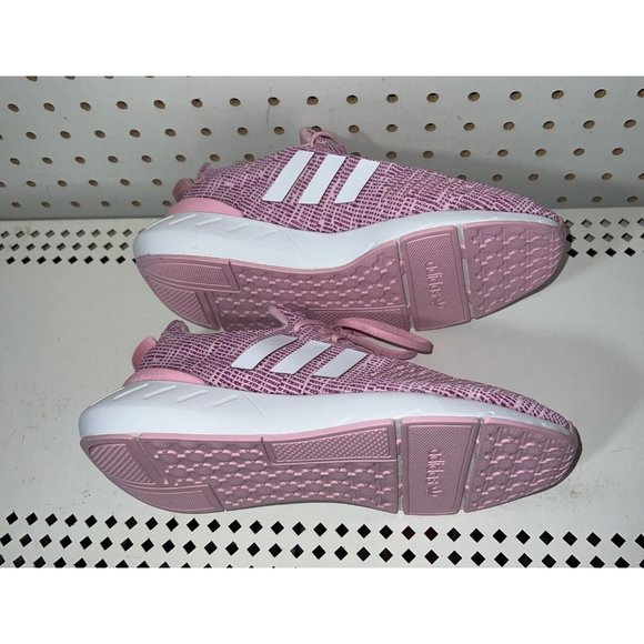 Adidas Swift Run 22 J Athletic Running Shoes Girls Size 5 Womens 6 Pink White - Picture 5 of 9